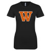 Thumbnail image for  Next Level Womens Black Boyfriend Tee