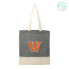 Thumbnail image for  Split Recycled Black Cotton Twill Convention Tote