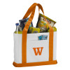 Thumbnail image for  Contender White/Orange Canvas Tote