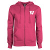 Thumbnail image for  ENZA Womens Fuchsia Fleece Full Zip Hoodie