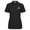 Thumbnail image for  Womens Silk Touch Black Pique Polo