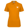 Thumbnail image for  Womens Silk Touch Orange Pique Polo