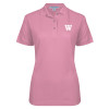 Thumbnail image for  Womens Silk Touch Light Pink Pique Polo