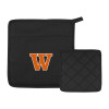 Thumbnail image for  Quilted Canvas Black Pot Holder