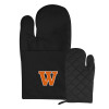 Thumbnail image for  Quilted Canvas Black Oven Mitt