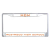 Thumbnail image for  Mom Metal License Plate Frame in Chrome