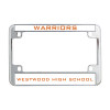 Thumbnail image for  Metal Motorcycle License Plate Frame in Chrome