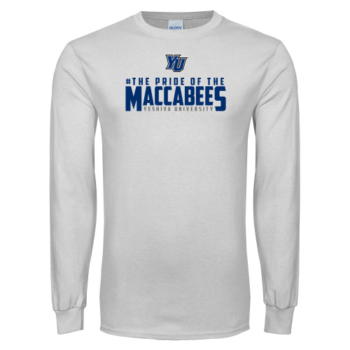  White Long Sleeve T Shirt - #ThePrideOfTheMaccabees