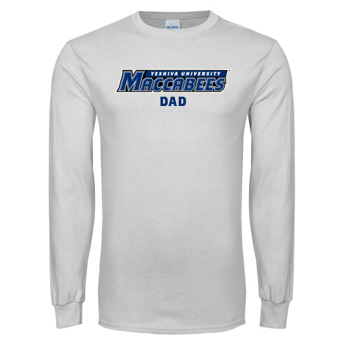  White Long Sleeve T Shirt - Dad
