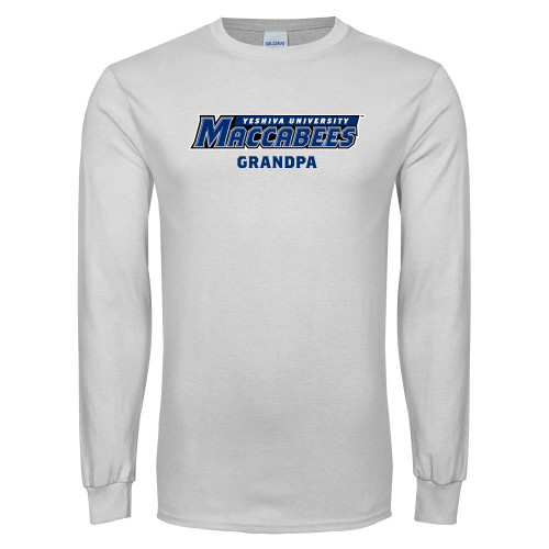  White Long Sleeve T Shirt - Grandpa