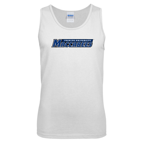  White Tank Top - Yeshiva University Maccabees