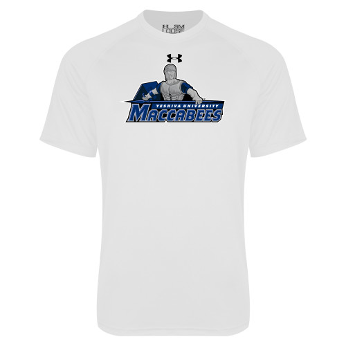  Under Armour White Tech Tee - Primary Logo