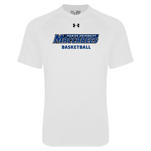  Under Armour White Tech Tee - Basketball
