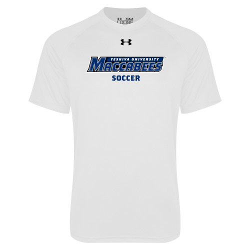  Under Armour White Tech Tee - Soccer
