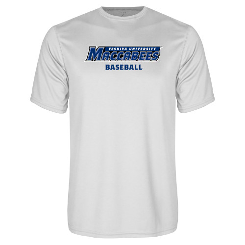  White Performance Tee - Baseball