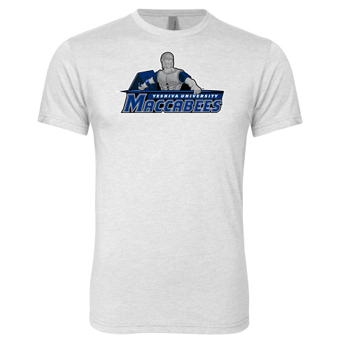  Next Level Heather White Triblend Tee - Primary Logo
