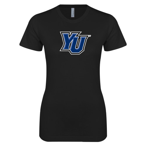  Next Level Womens Black Boyfriend Tee - YU