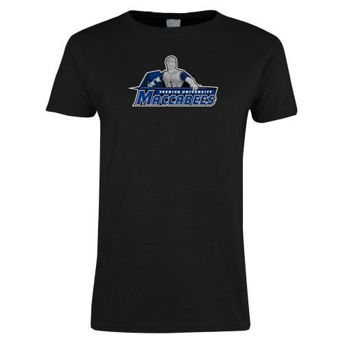  Womens Black Short Sleeve Tee - Primary Logo