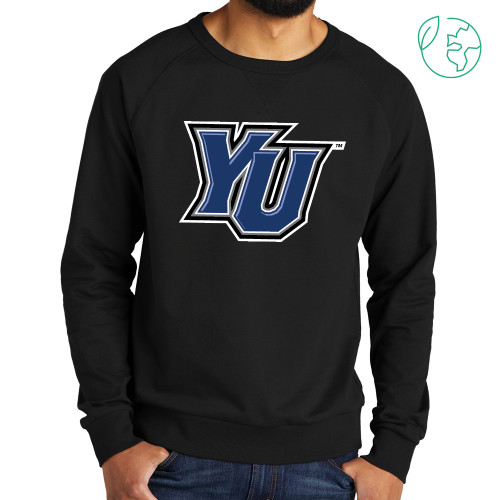  Allmade Black Organic French Terry Crewneck Sweatshirt - YU