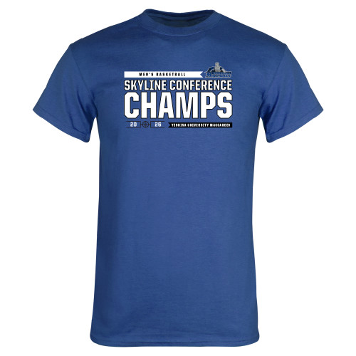  Royal T Shirt - Yeshiva 2026 Mens Basketball Conference Champs