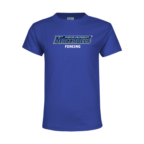  Youth Royal T Shirt - Fencing