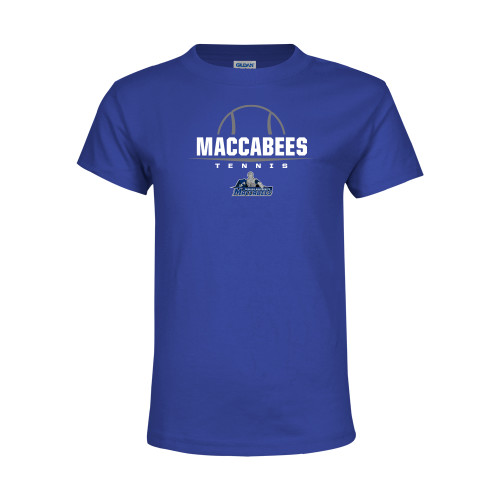  Youth Royal T Shirt - Maccabees Tennis Half Ball
