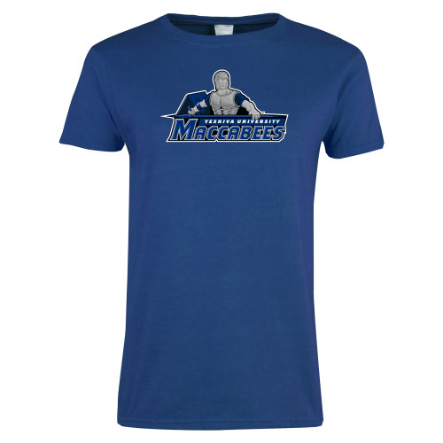  Womens Royal Short Sleeve Tee - Primary Logo
