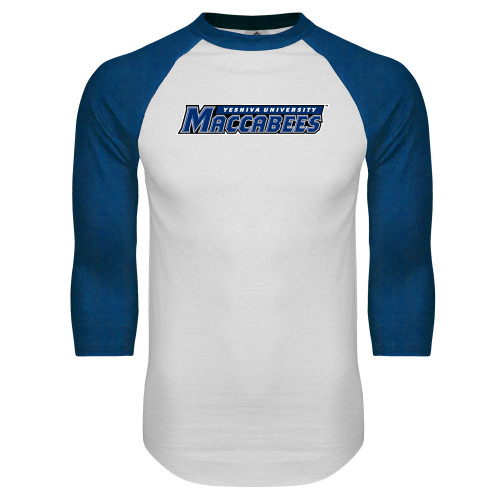 Main Image for  White/Royal Raglan Baseball T Shirt
