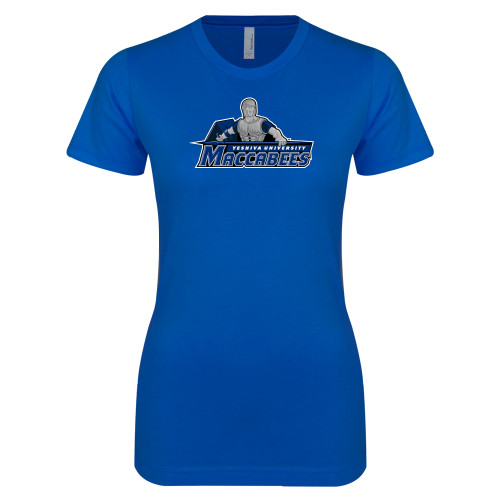  Next Level Womens Royal Boyfriend Tee - Primary Logo