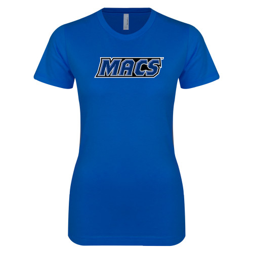  Next Level Womens Royal Boyfriend Tee - Macs