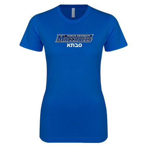  Next Level Womens Royal Boyfriend Tee - Savta