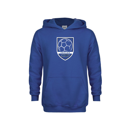  Youth Royal Fleece Hoodie - Maccabees Soccer Shield