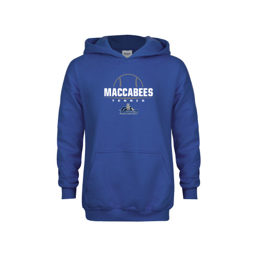  Youth Royal Fleece Hoodie - Maccabees Tennis Half Ball