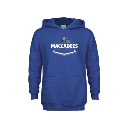  Youth Royal Fleece Hoodie - Maccabees Baseball Plate