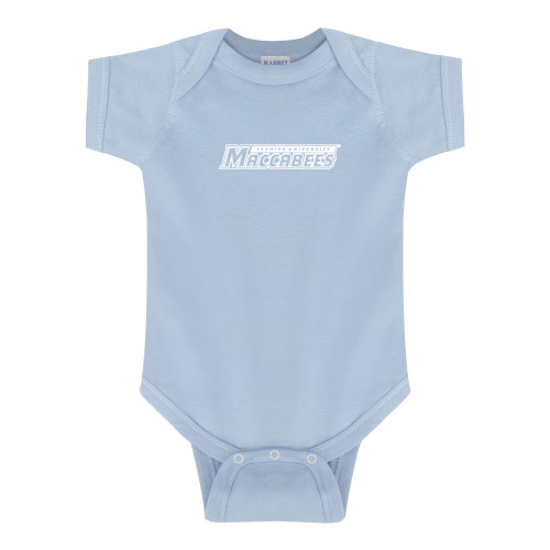  Light Blue Infant Onesie - Yeshiva University Maccabees