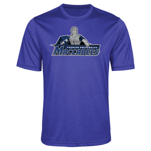  Royal Heather Performance Contender Tee - Primary Logo