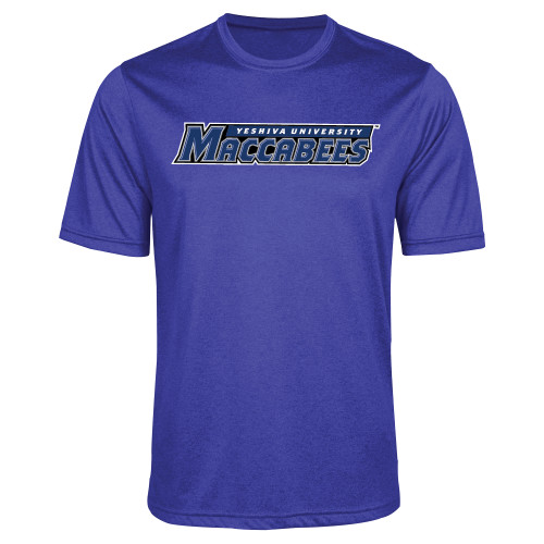  Royal Heather Performance Contender Tee - Yeshiva University Maccabees
