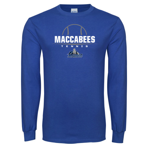  Royal Long Sleeve T Shirt - Maccabees Tennis Half Ball