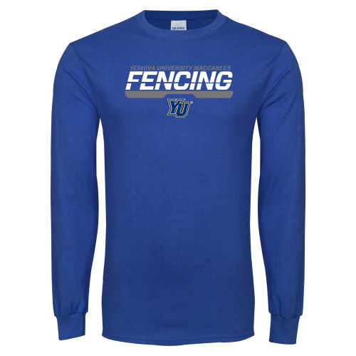  Royal Long Sleeve T Shirt - Maccabees Fencing Bar