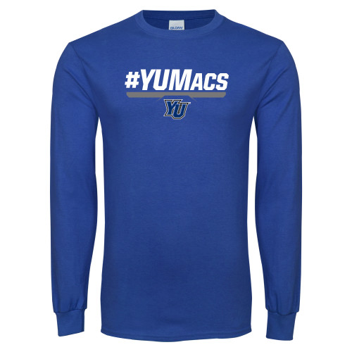  Royal Long Sleeve T Shirt - #YUMacs