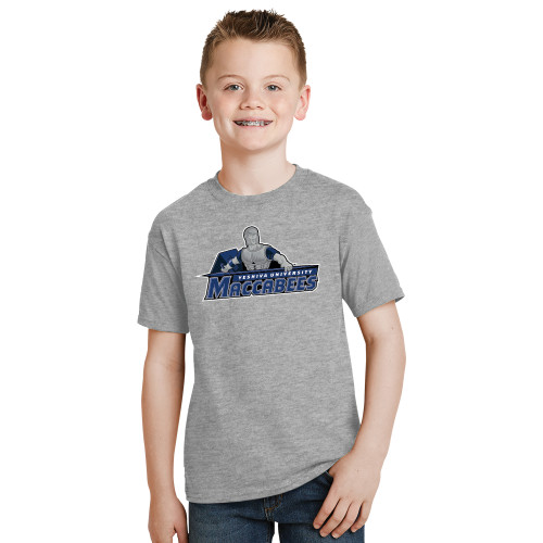  Youth Grey T Shirt - Primary Logo