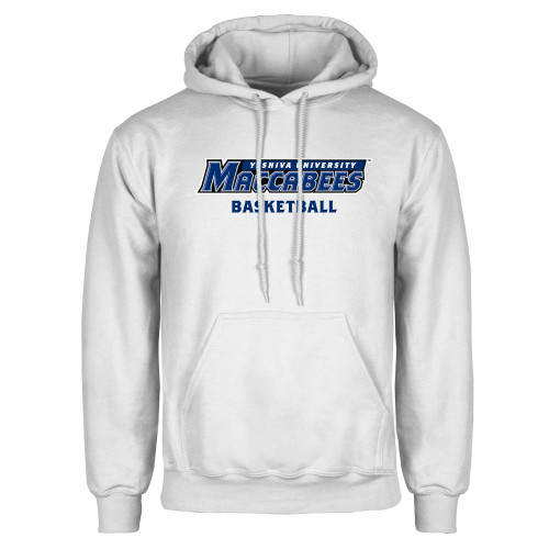  White Fleece Hoodie - Basketball