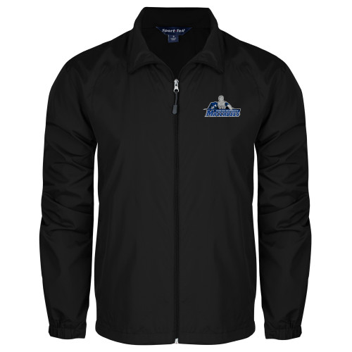  Black Full Zip Wind Jacket - Primary Logo