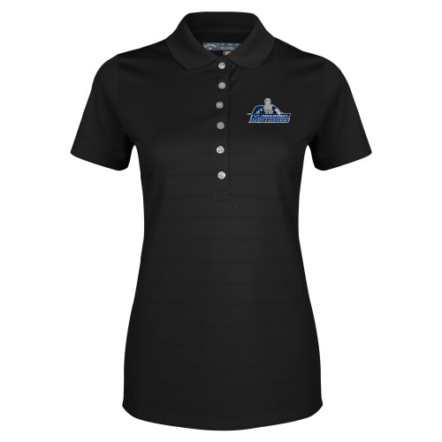  Callaway Womens Black Opti Vent Polo - Primary Logo