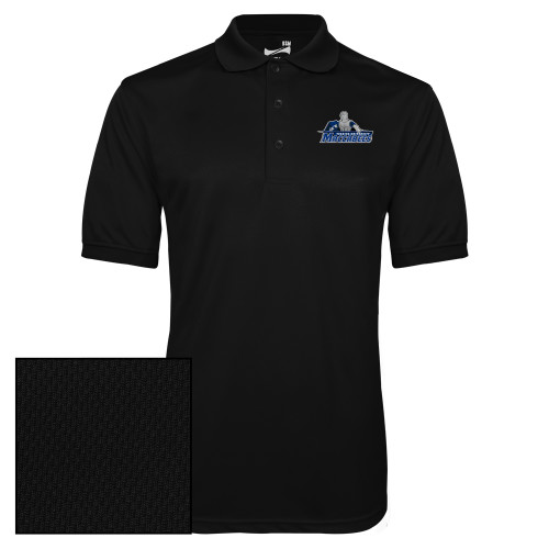  Black Dry Mesh Polo - Primary Logo