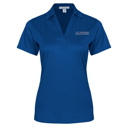  Womens Royal Performance Fine Jacquard Polo - Yeshiva University Maccabees