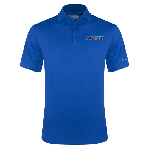  Columbia Royal Omni Wick Drive Polo - Yeshiva University Maccabees