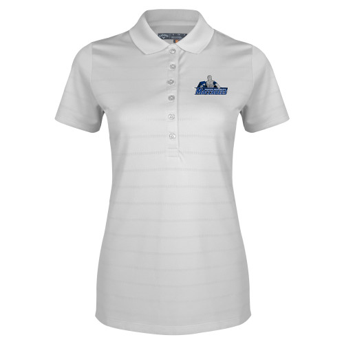  Callaway Womens White Opti Vent Polo - Primary Logo