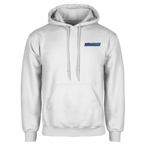  White Fleece Hoodie - Yeshiva University Maccabees