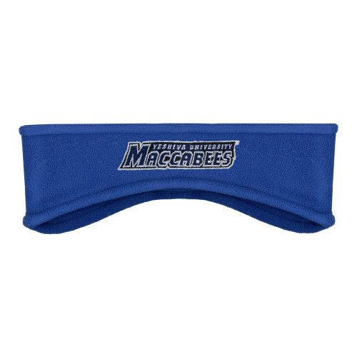  Royal Stretch Fleece Headband - Yeshiva University Maccabees